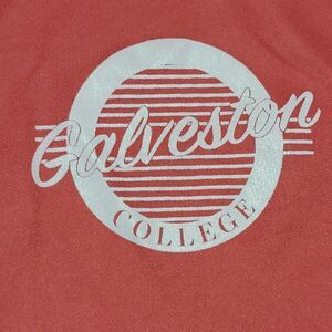 MV Sport Galveston College Wicking LS Tee Salmon Pink - Size XXL*